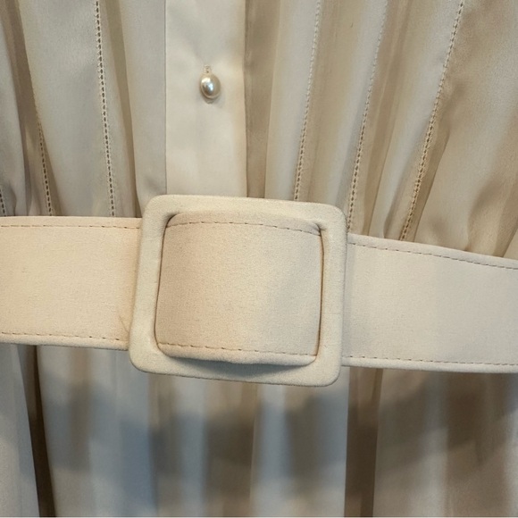 Vintage Henry Lee Cream Long Sleeve Dress - Picture 5 of 12